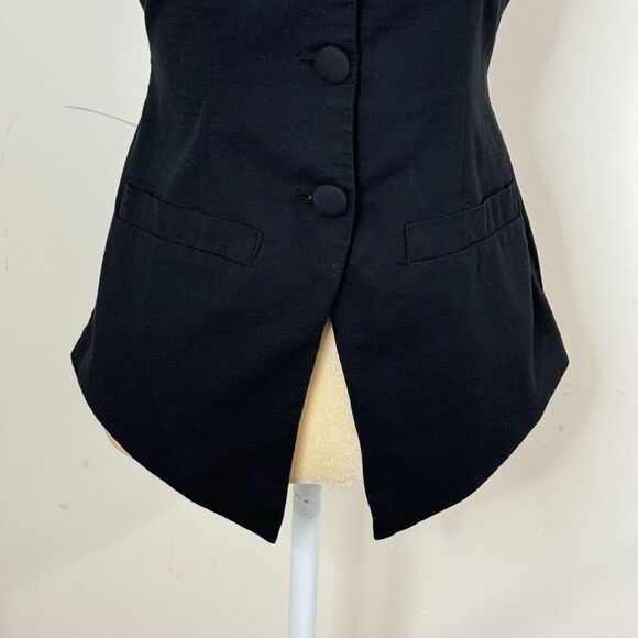 Elegant Black Women's Vest - Picture 6 of 12